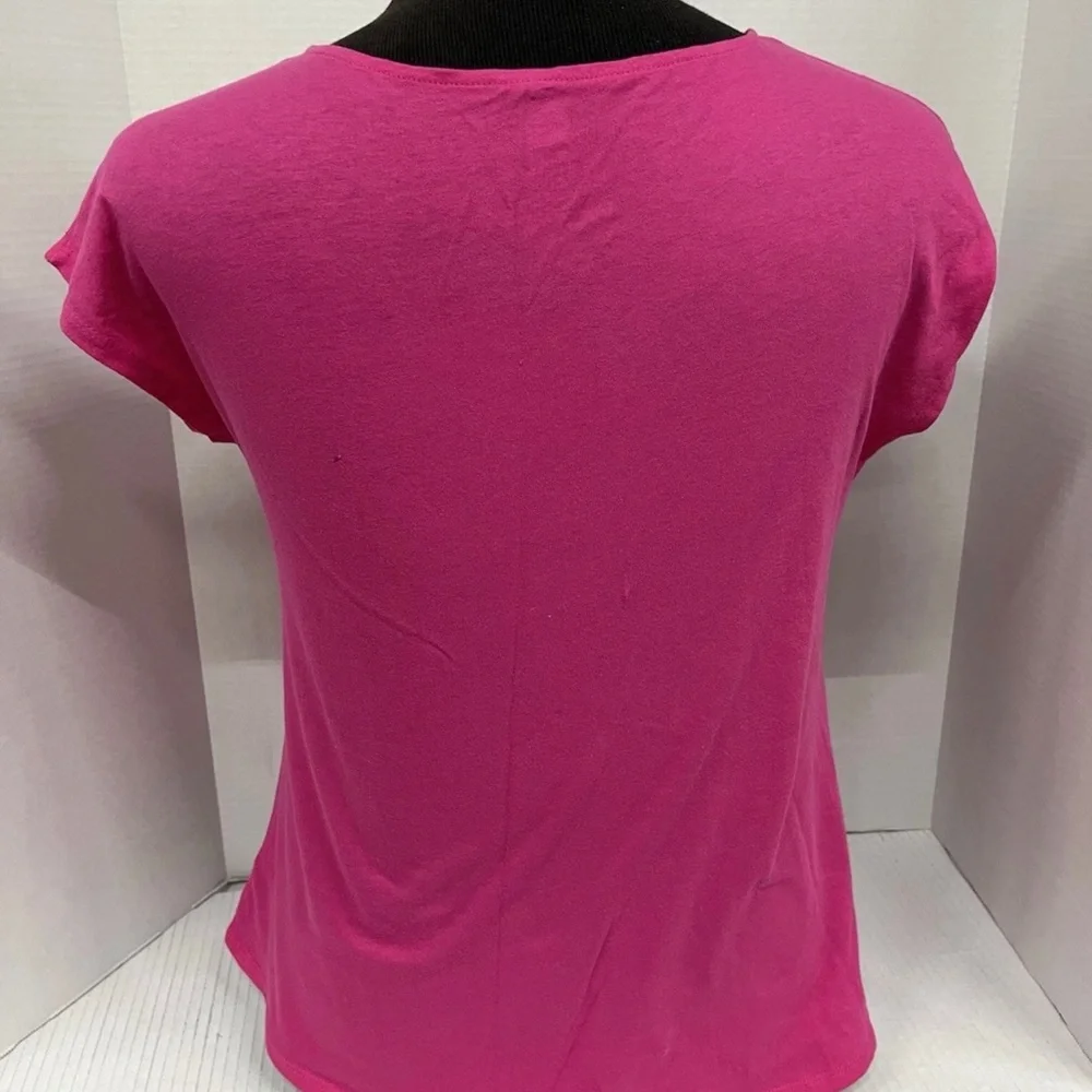 Total Girl Plus Sequin Love‎ Me T-shirt Hi Low Hem Plus Size NWT